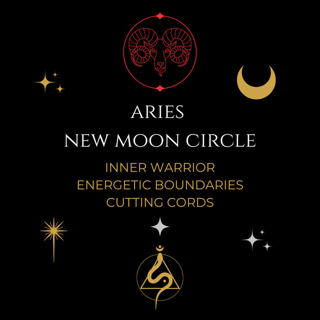Aries New Moon + Solar Eclipse Circle · Dandelion